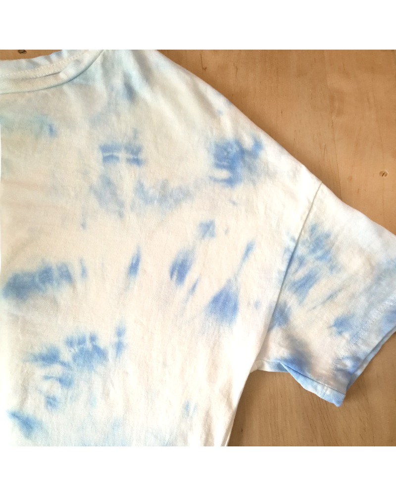 Camiseta die-tye azul