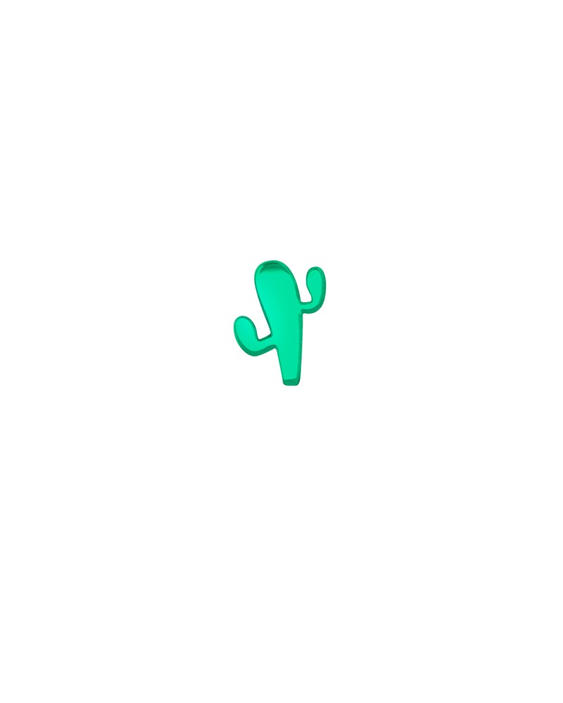 Pendiente Cactus Lover mini