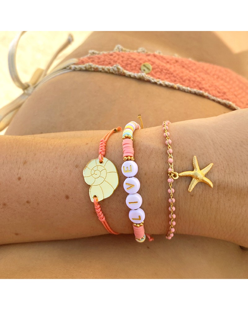pulseras concha estrella de mar