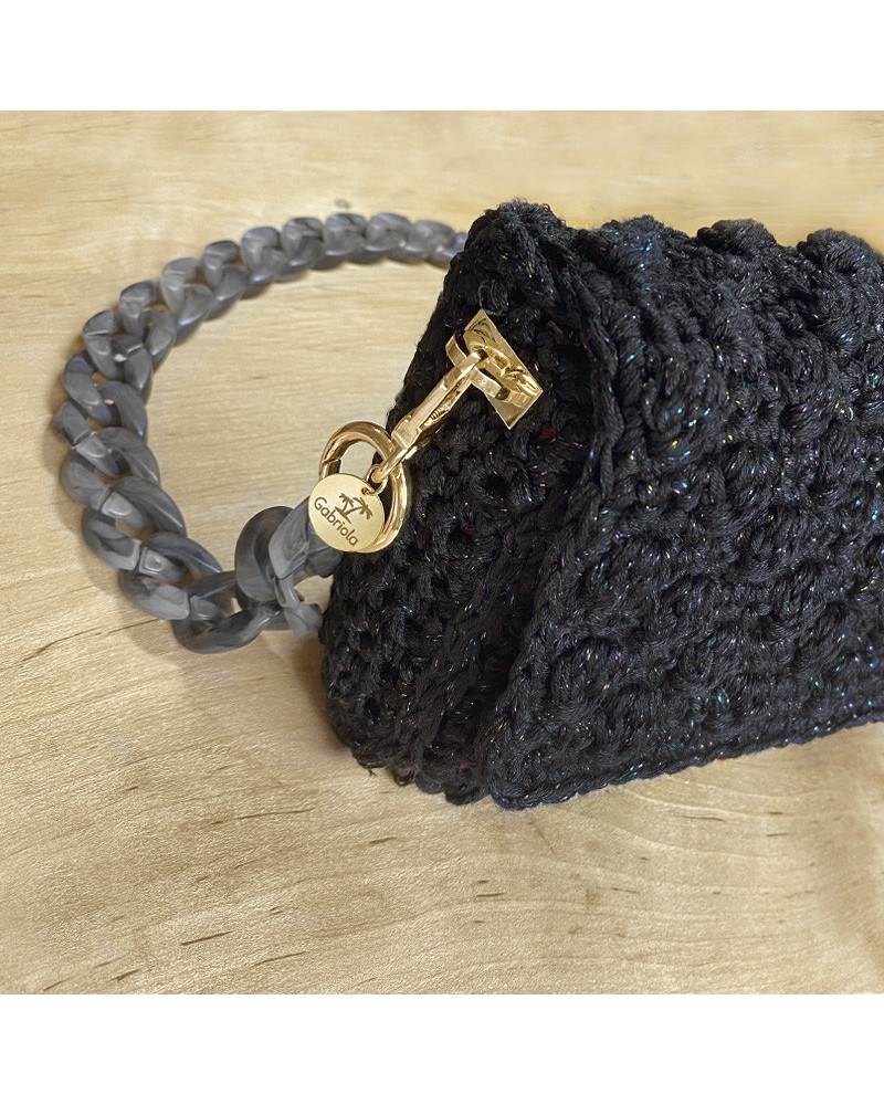 bolso crochet negro Benijo 2