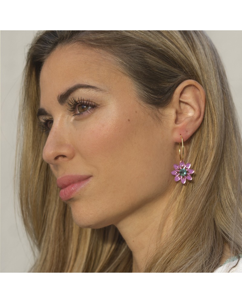 Pendientes Flor de día 2