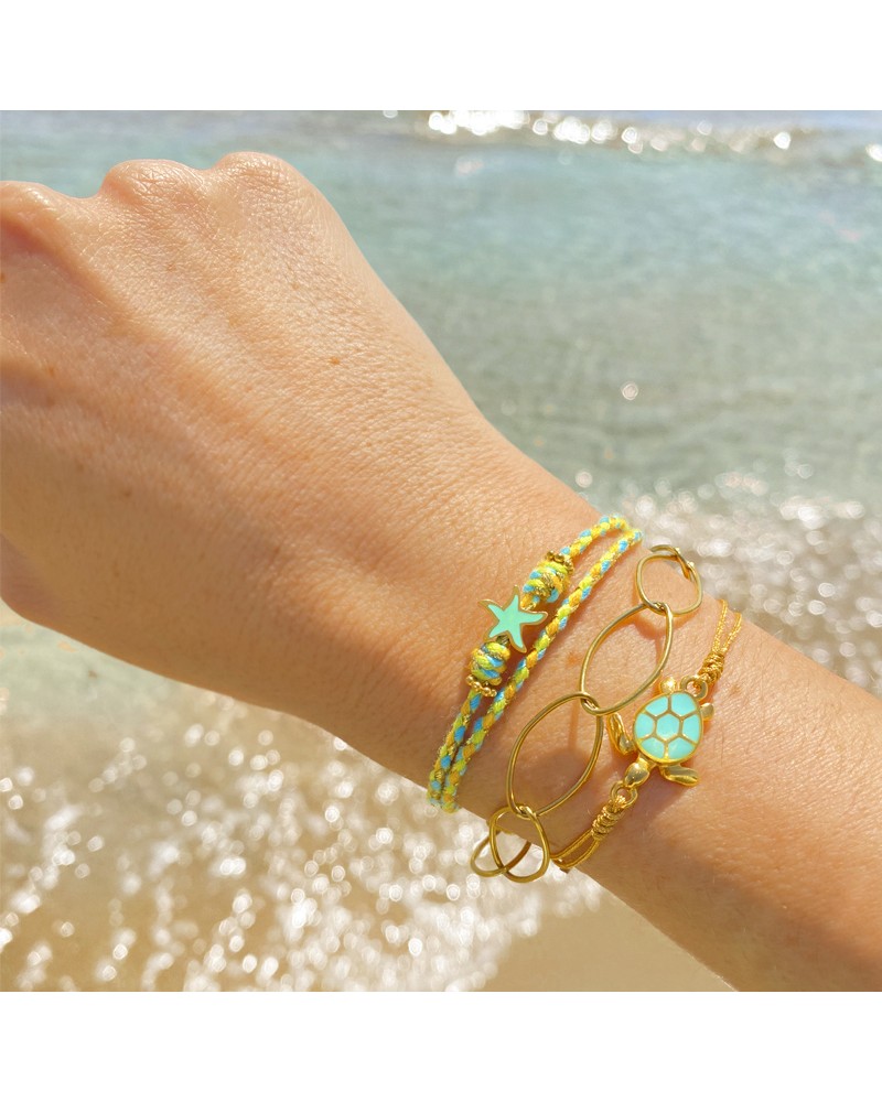 pulsera tortuga turquesa