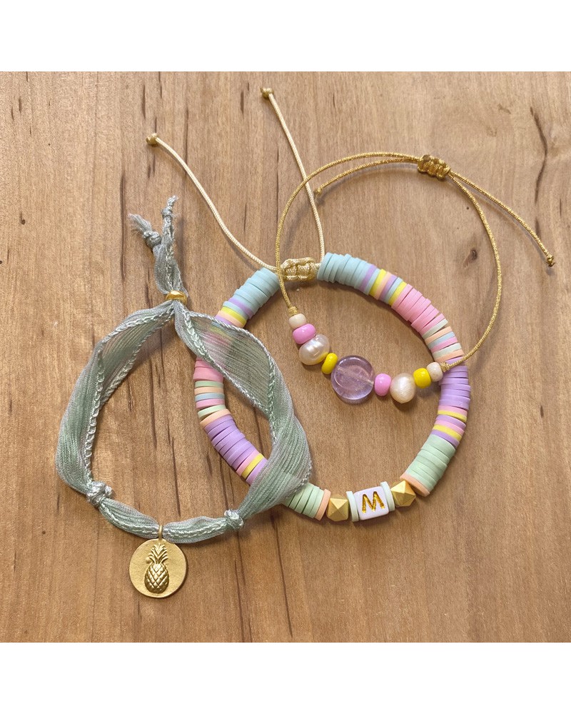 Pulseras colores oro 2