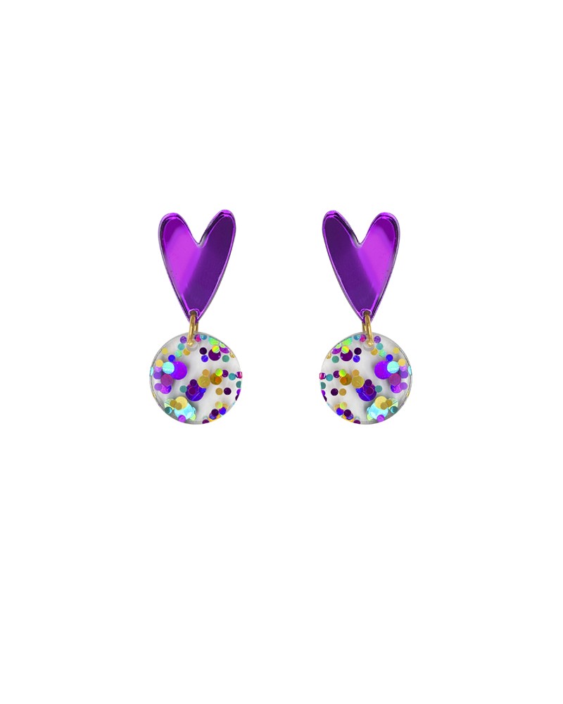 Pendientes Summer Lover purple
