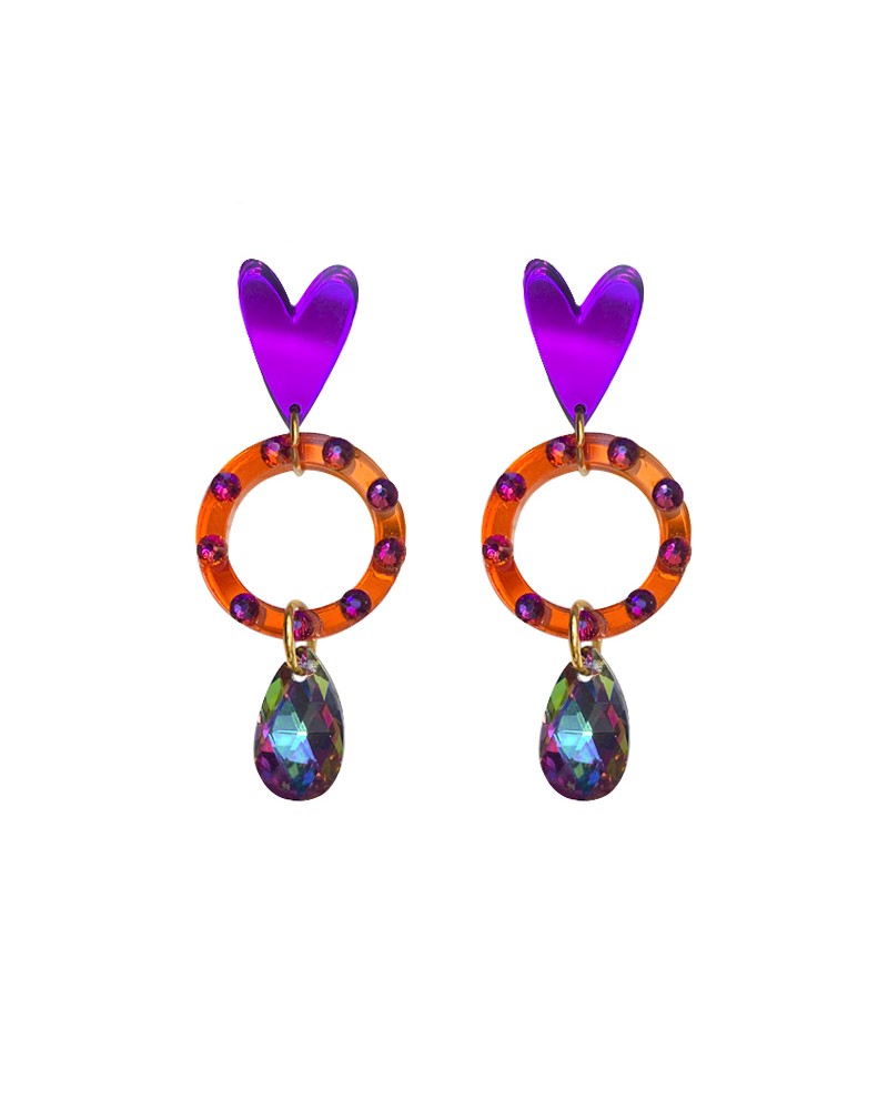 Pendientes Lunatic orange