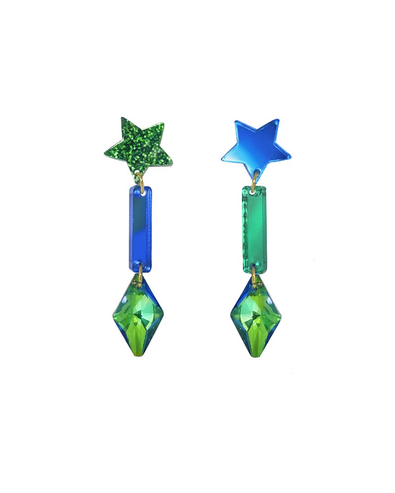 Pendientes Starry Night blue