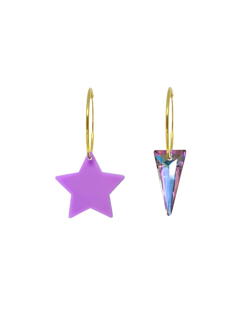 Pendientes Night Dream lilac