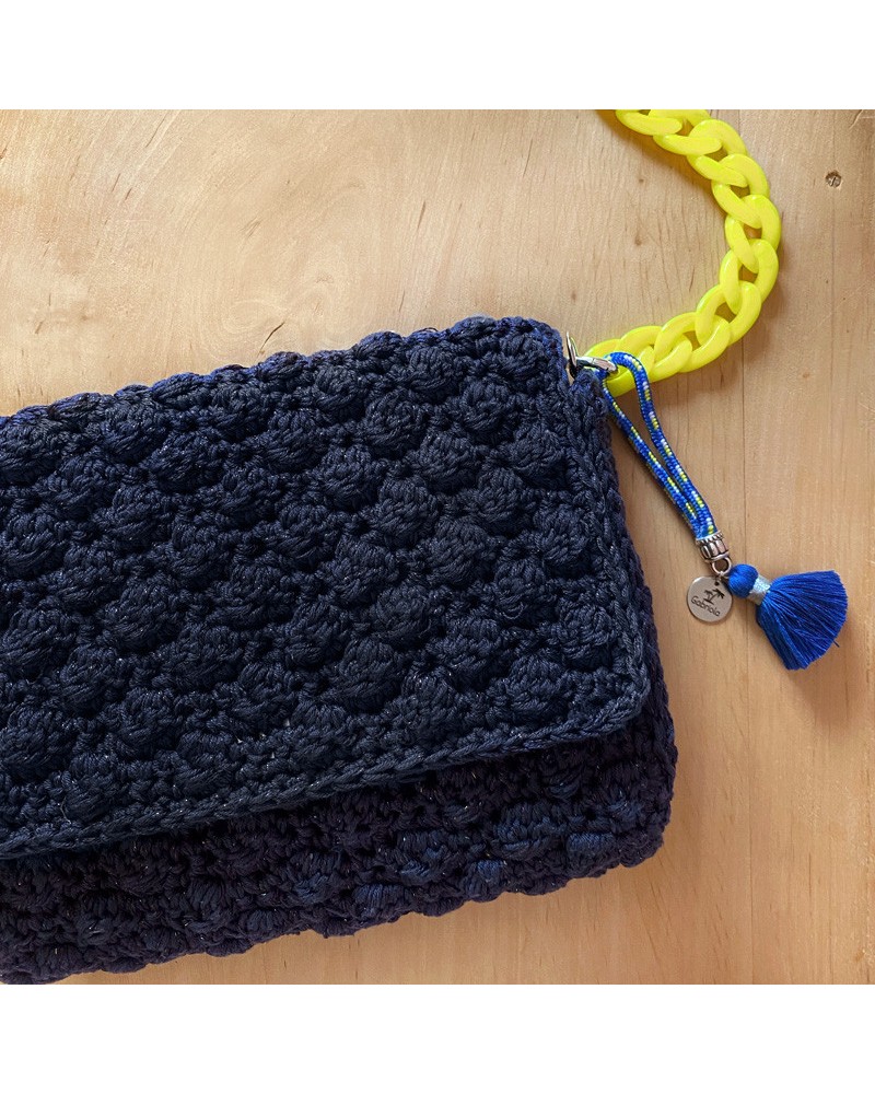 bolso crochet azul marino 2