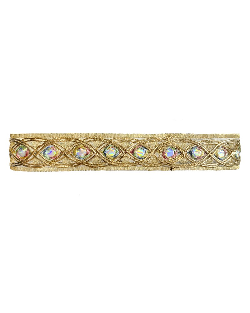 Choker dorado espejos