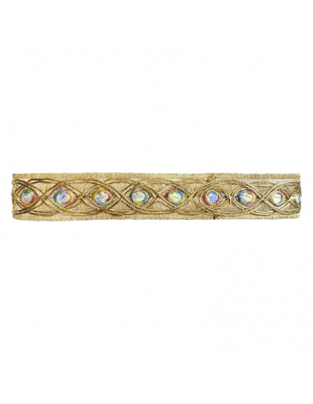 Choker dorado espejos