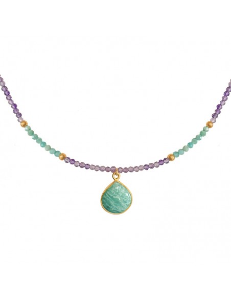 collar amatista aventurina