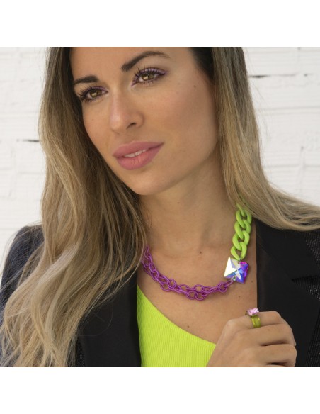 collar swarovski cadena