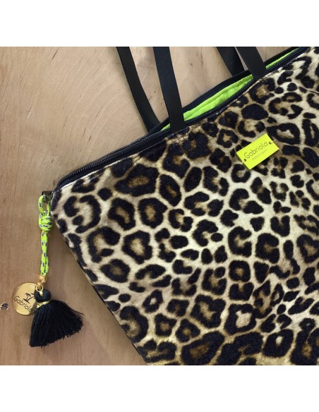 bolso shopping animal print