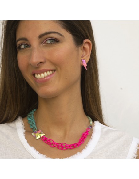 collar swarovski multicolor