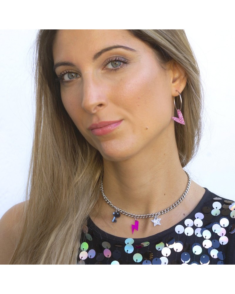 collar metacrilato rayo estrella
