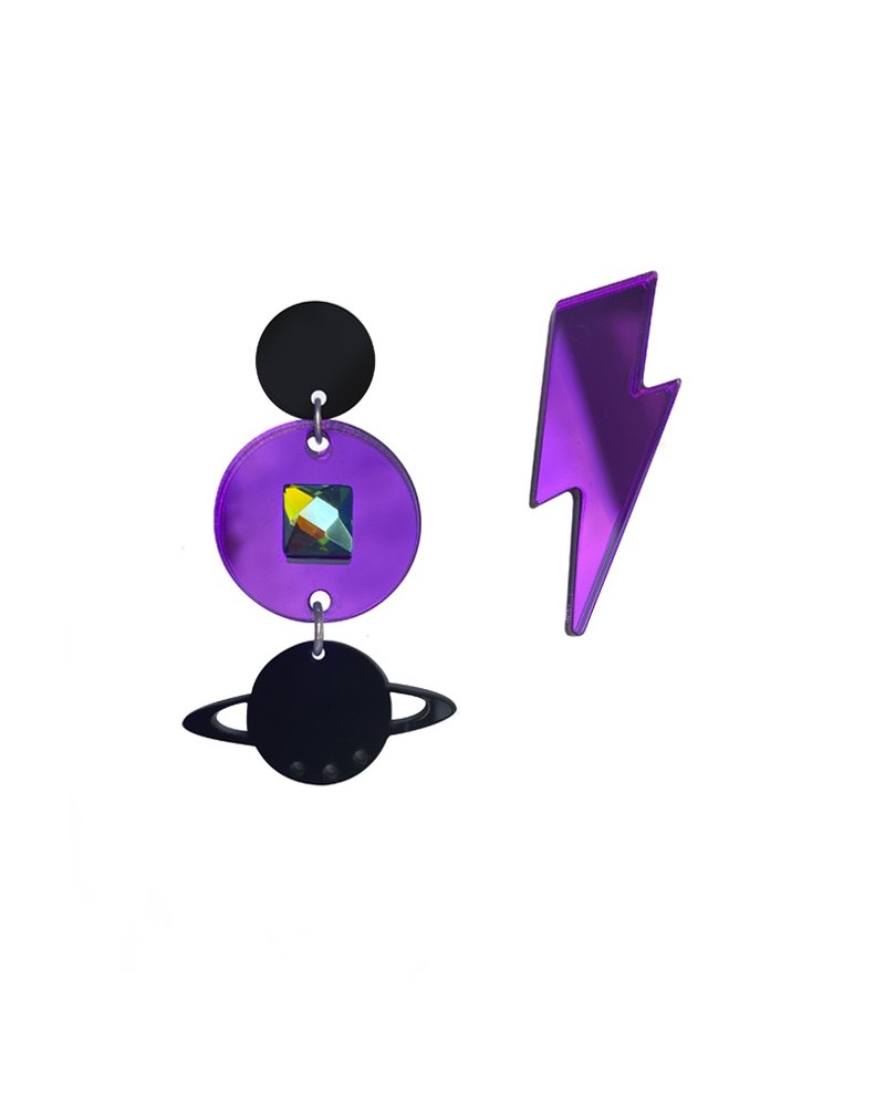 Pendientes Purple Rain