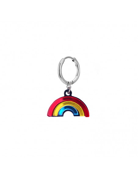 pendiente metacrilato arcoiris